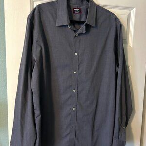 Blue UNTUCKit Long Sleeve Button Up